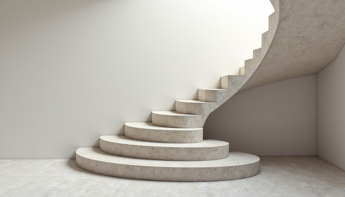 Monte-escalier tournant installé dans une maison ancienne à Entrecasteaux