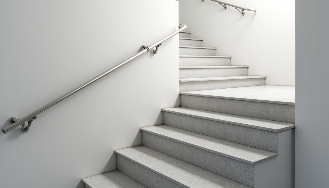 Monte-escalier tournant installé sur un escalier avec virage à Saint-Sauveur-d