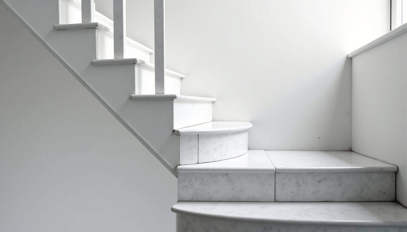 Monte-escalier tournant installé sur un escalier en colimaçon à Belleville-sur-Meuse