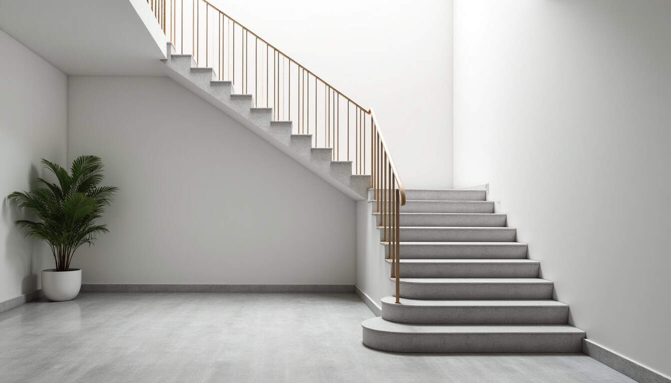 Monte-escalier tournant installé sur un escalier en colimaçon à Ceyreste