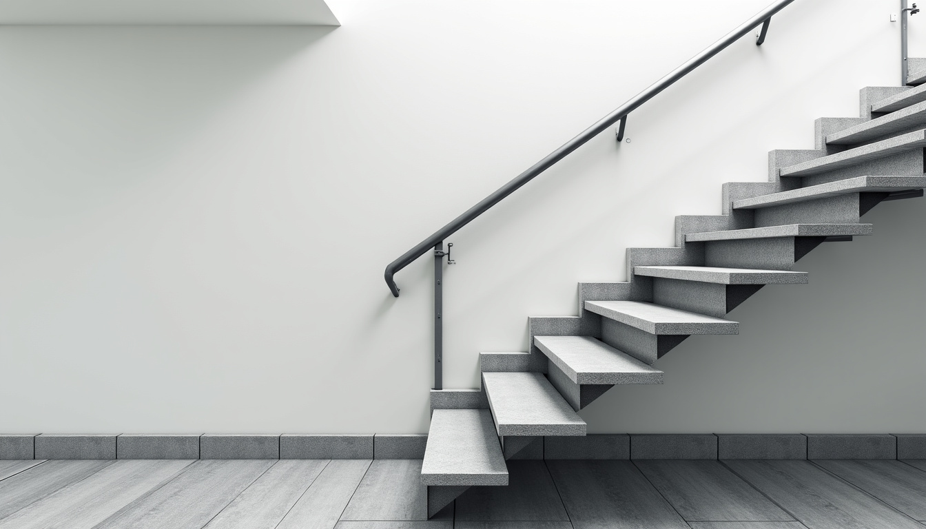 Monte-escalier tournant installé sur un escalier en colimaçon à Le Neubourg