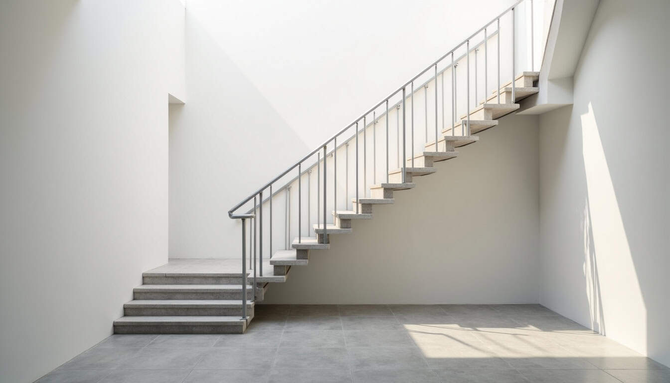 Monte-escalier tournant installé sur un escalier en colimaçon à Mourmelon-le-Grand