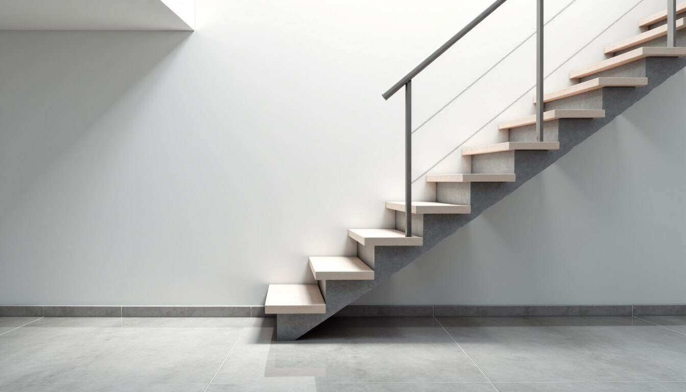 Monte-escalier tournant installé sur un escalier en colimaçon à Thérouanne