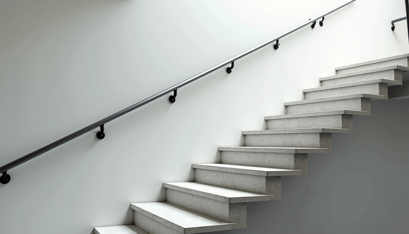 Monte-escalier tournant installé sur un escalier en colimaçon à Torcy