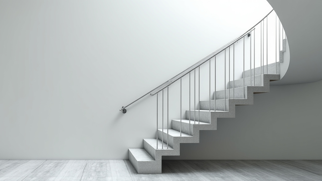 Monte-escalier tournant installé sur un escalier en colimaçon à Xertigny