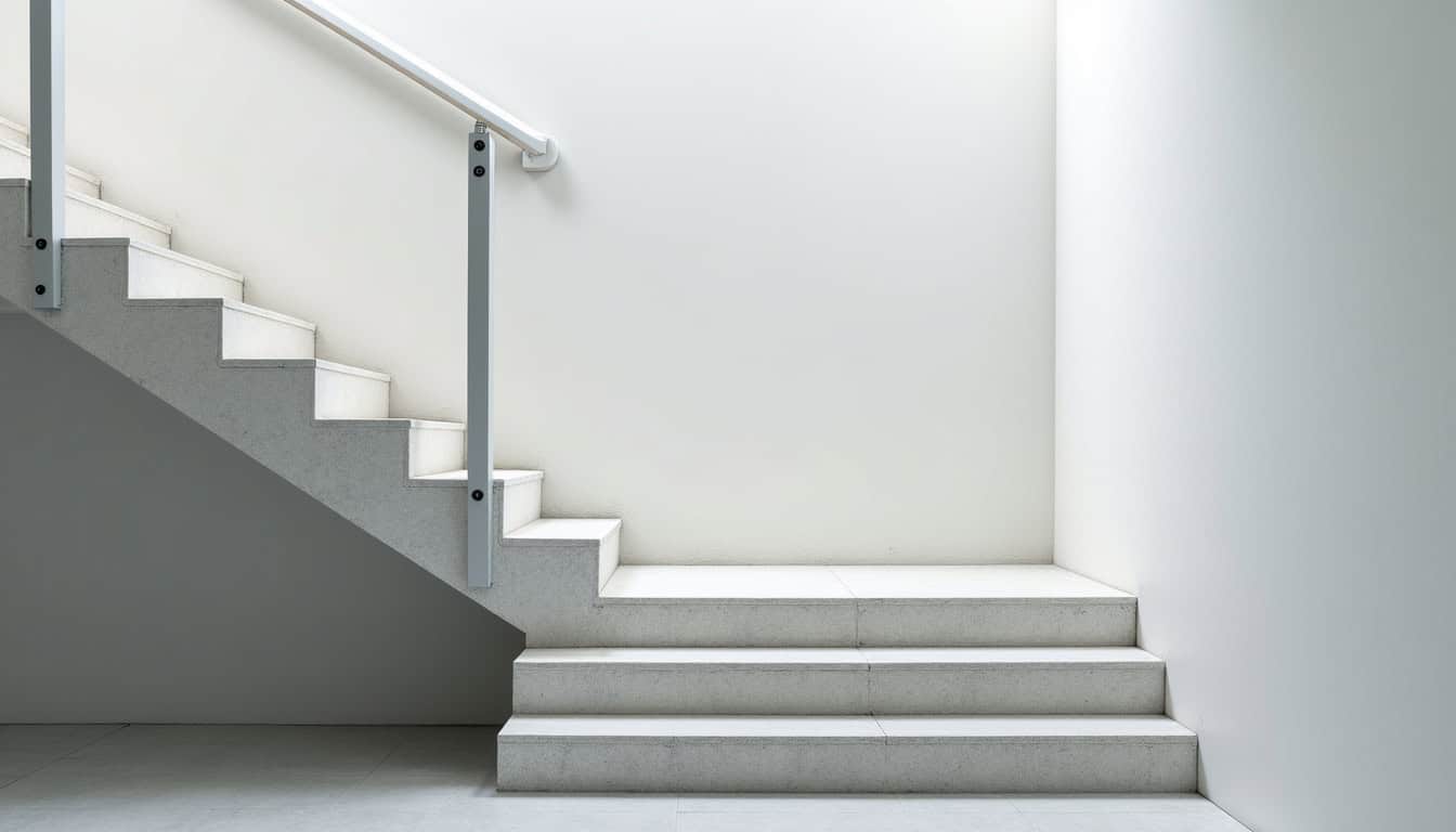 Monte-escalier tournant installé sur un escalier étroit à Innenheim