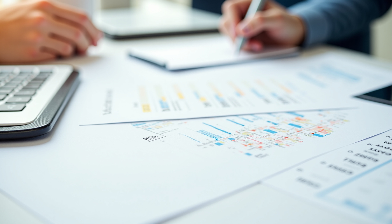 Papier avec devis et crayon sur une table montrant les coûts d