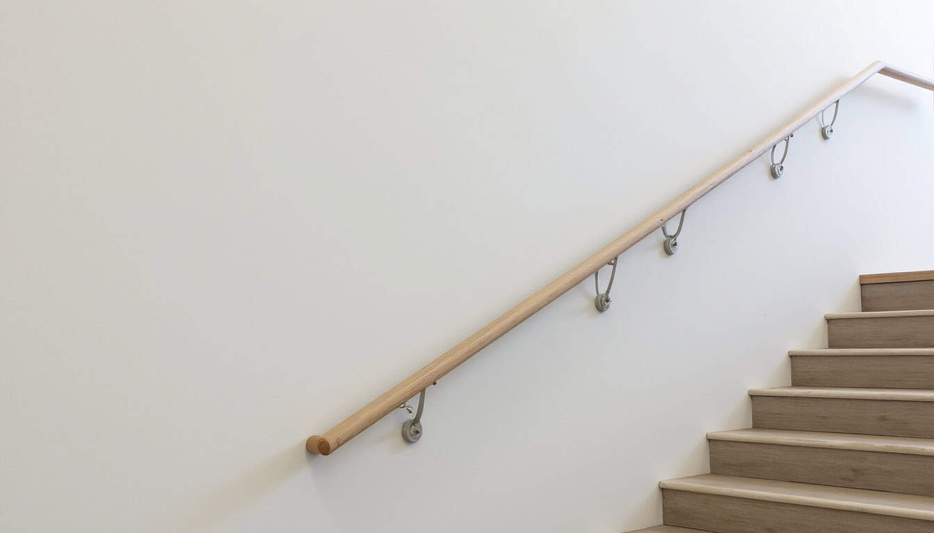 Rail sur mesure pour monte-escalier tournant à Innenheim