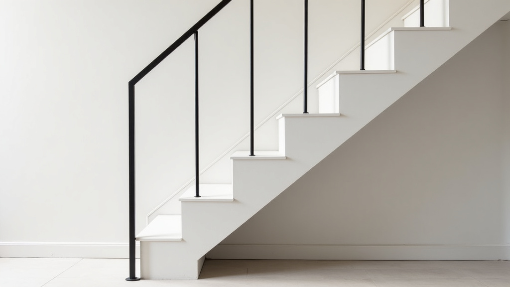 Rail sur mesure pour un monte-escalier tournant dans une maison de Bettancourt-la-Ferrée