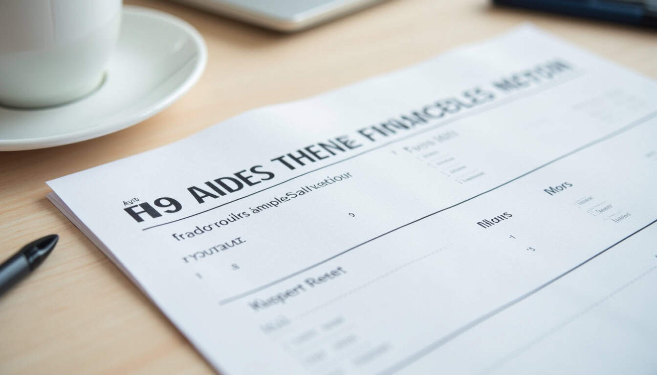 Tableau récapitulatif des aides financières pour l