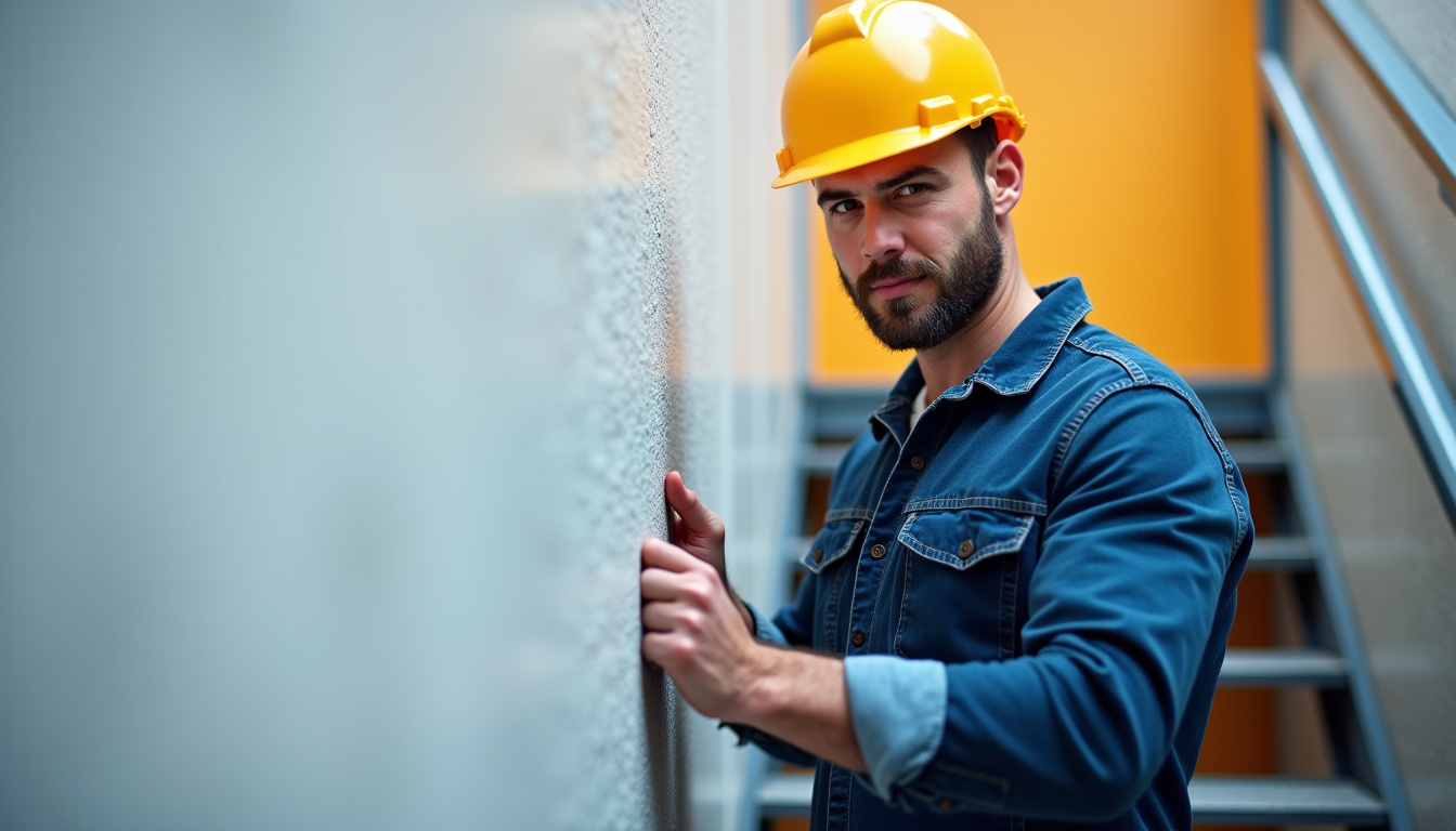 Technicien certifié RGE en train d’installer un monte-escalier à Groissiat