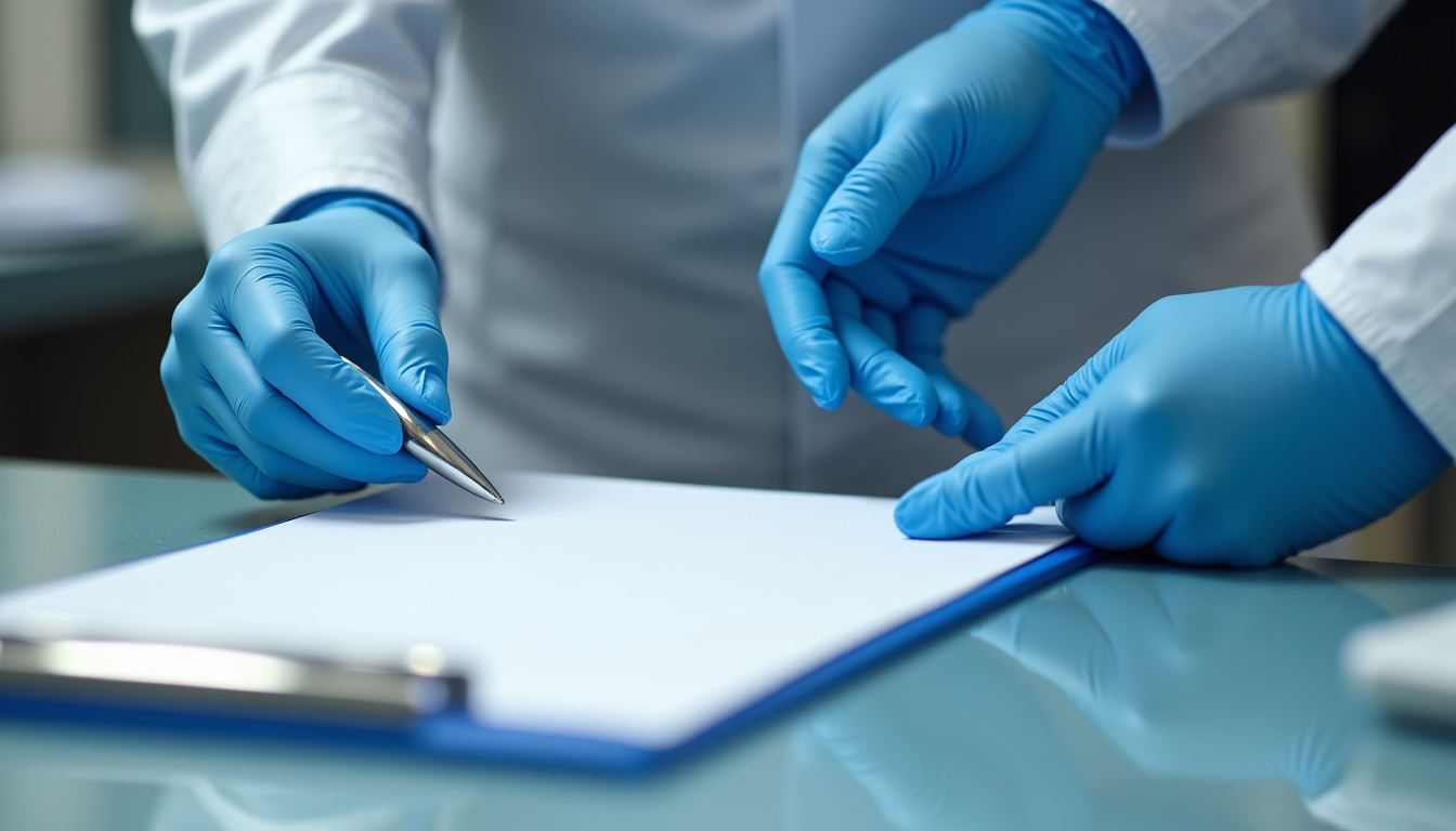 Technicien effectuant l