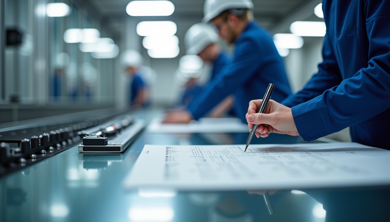 Technicien effectuant la maintenance d