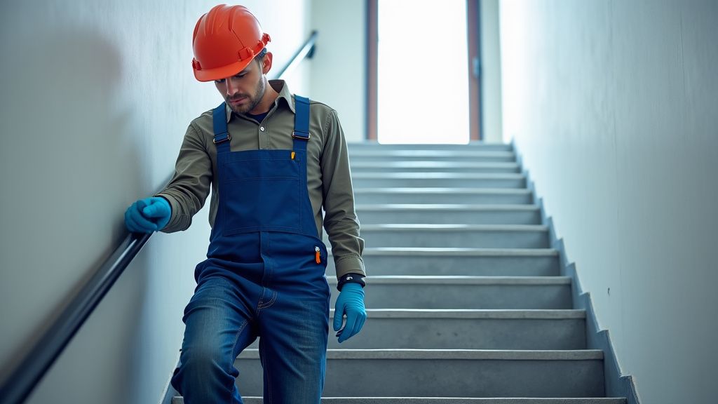 Technicien effectuant une maintenance préventive sur un monte-escalier à Marcellaz