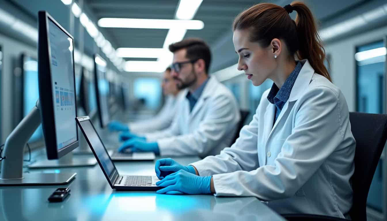 Technicien effectuant une visite technique pour l