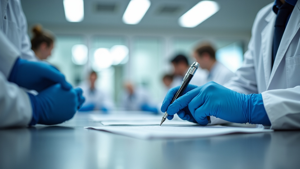 Technicien en train d