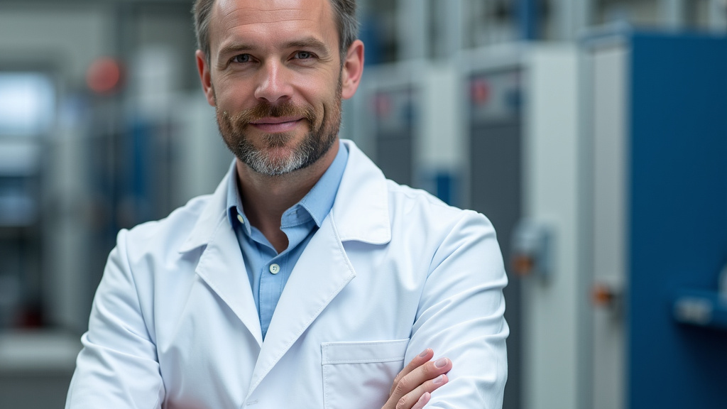 Technicien en train d