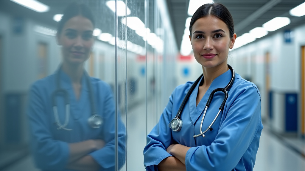 Technicien en train d