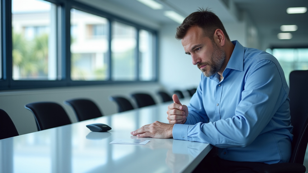 Technicien en train d