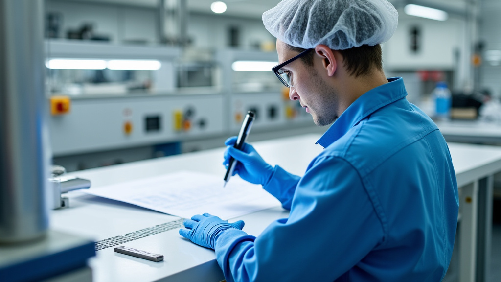 Technicien en train d