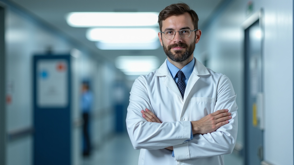 Technicien en train d