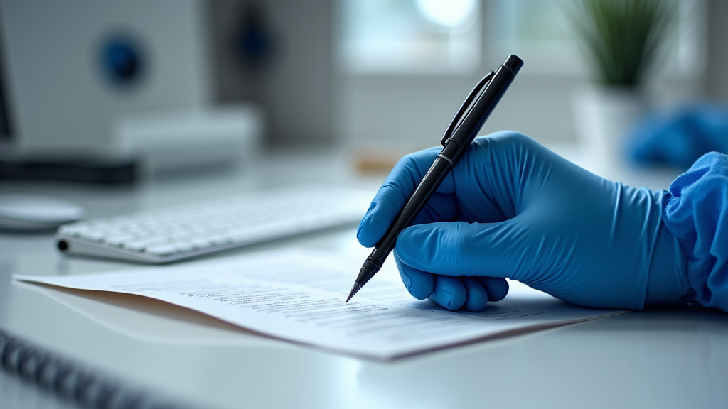 Technicien en train d