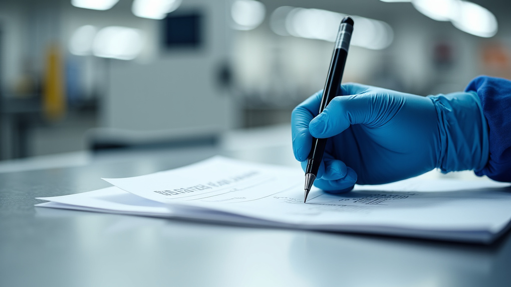 Technicien en train d