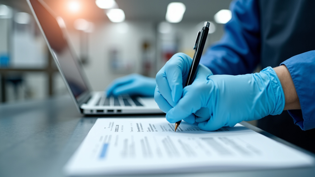 Technicien en train d