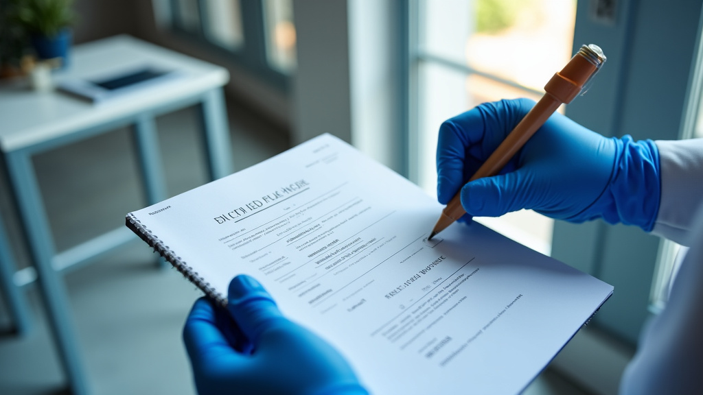 Technicien en train d