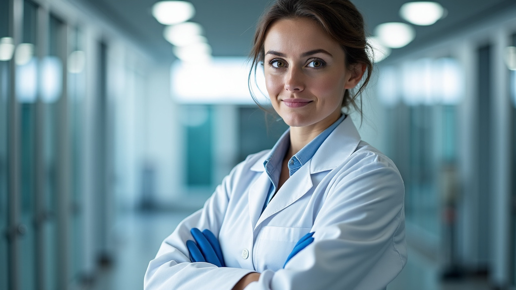 Technicien en train d