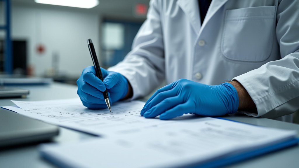 Technicien en train d