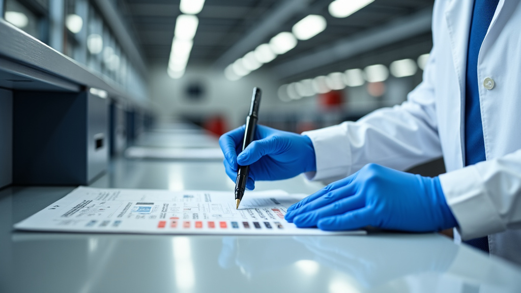 Technicien en train d