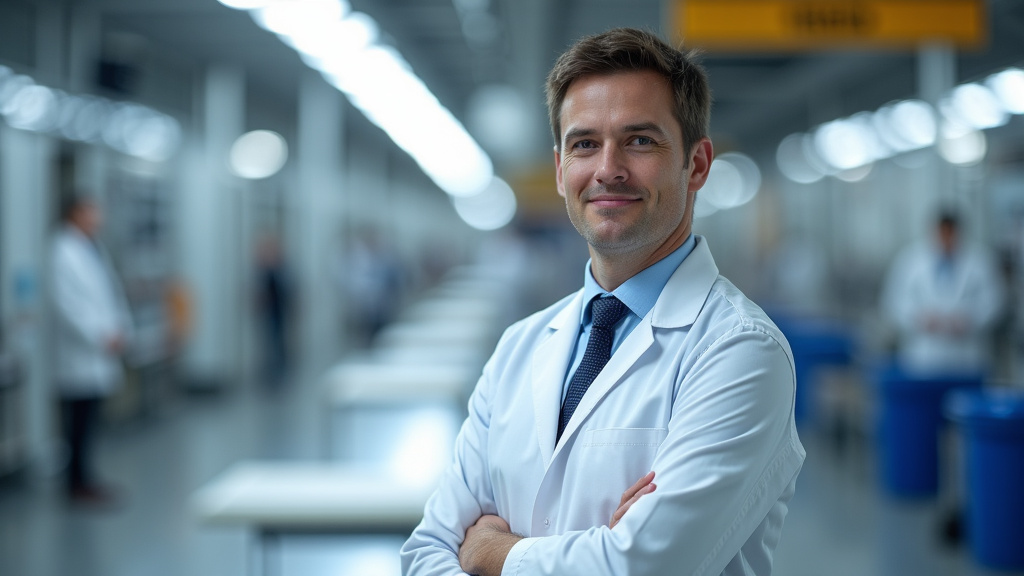 Technicien en train d