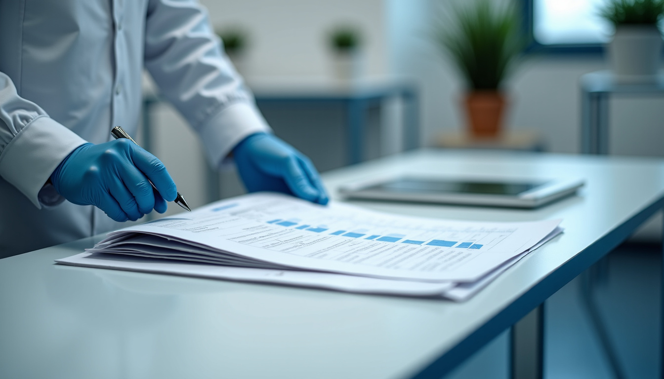 Technicien en train d