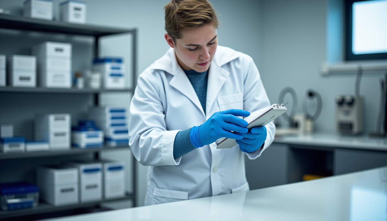 Technicien en train d