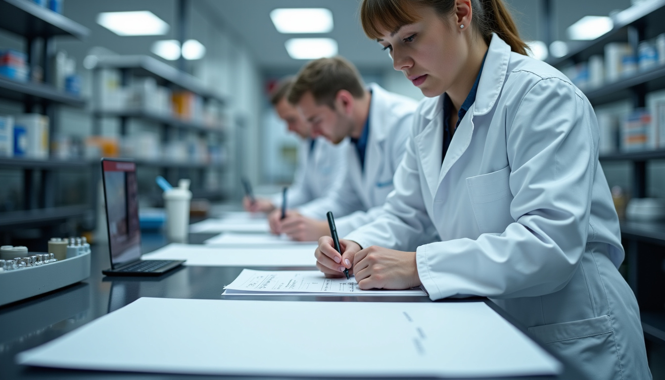 Technicien en train d