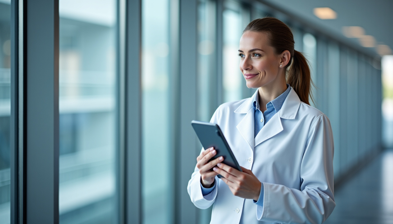 Technicien en train d