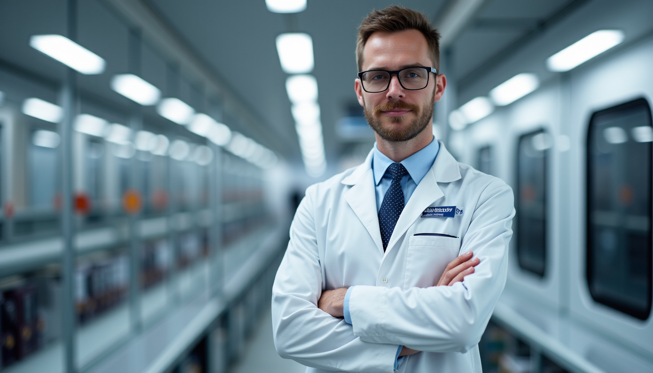 Technicien en train d