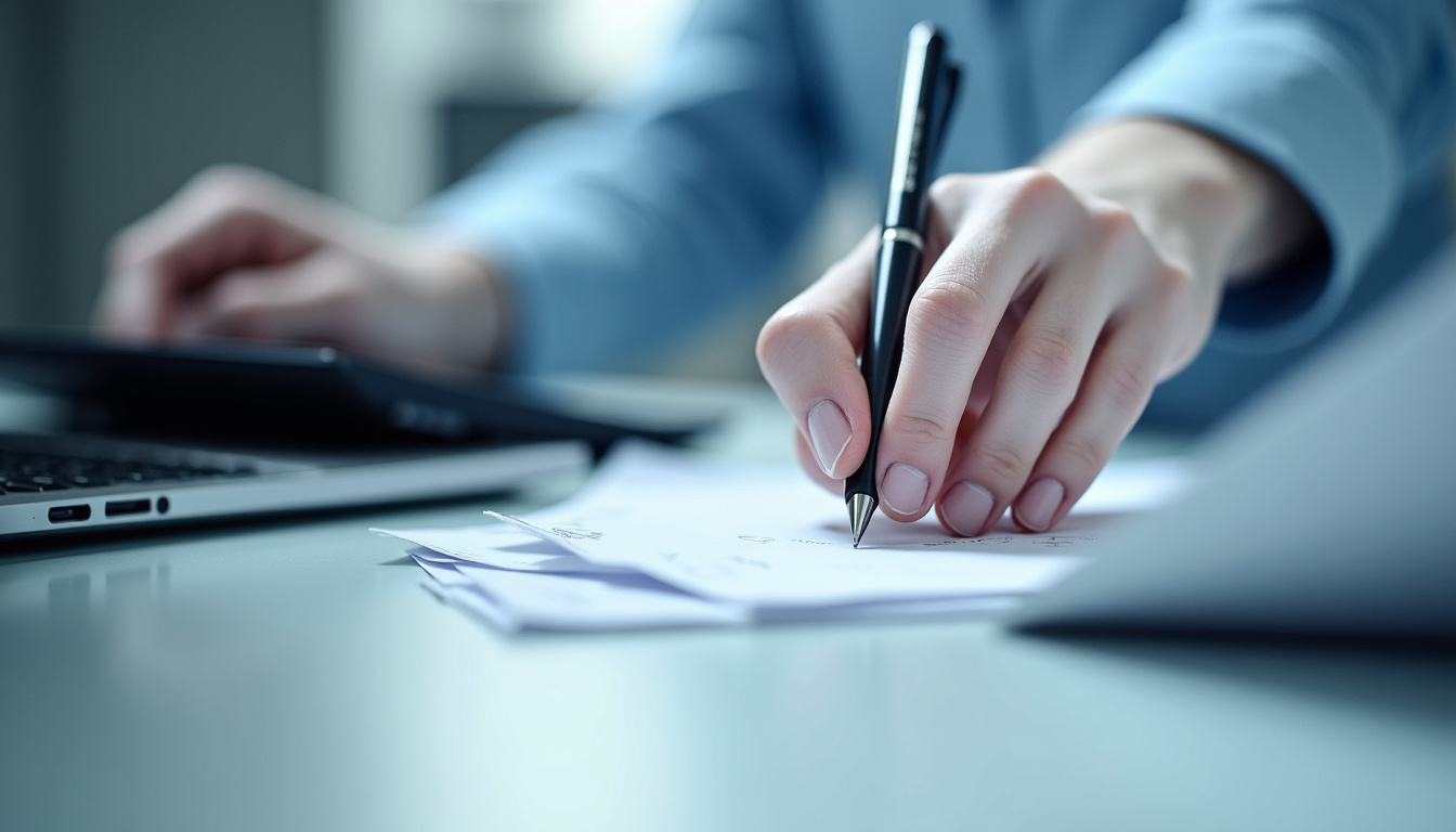 Technicien en train d