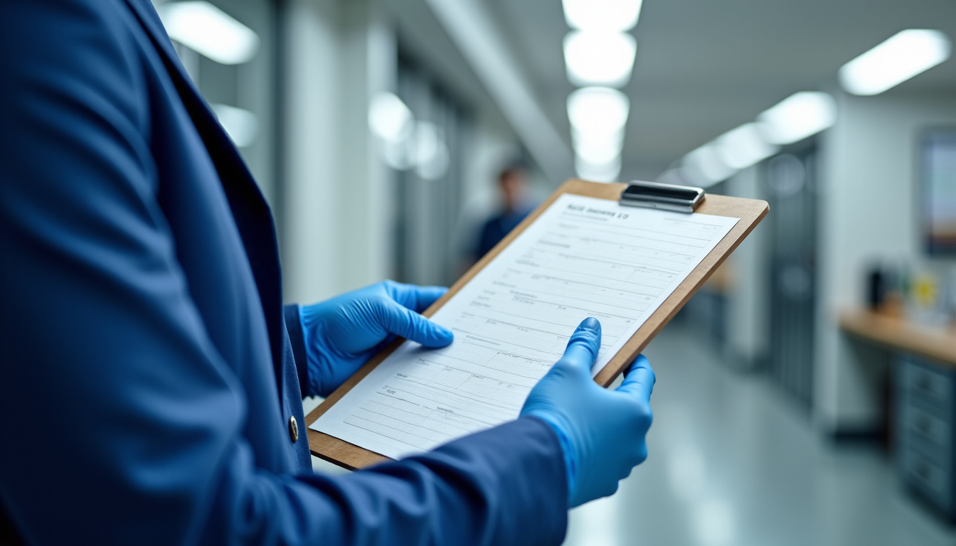 Technicien en train d