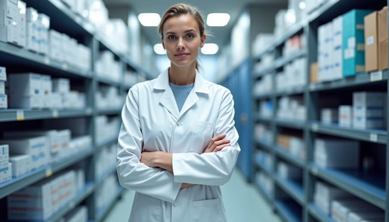 Technicien en train d