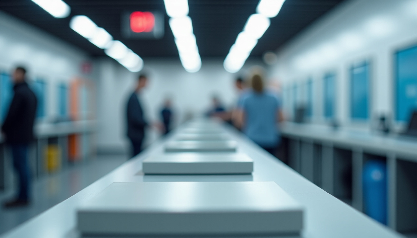 Technicien en train d