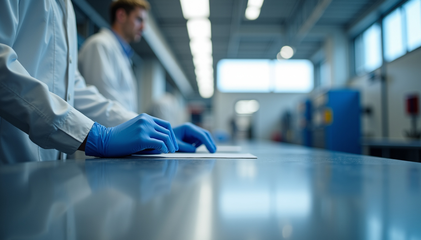 Technicien en train d