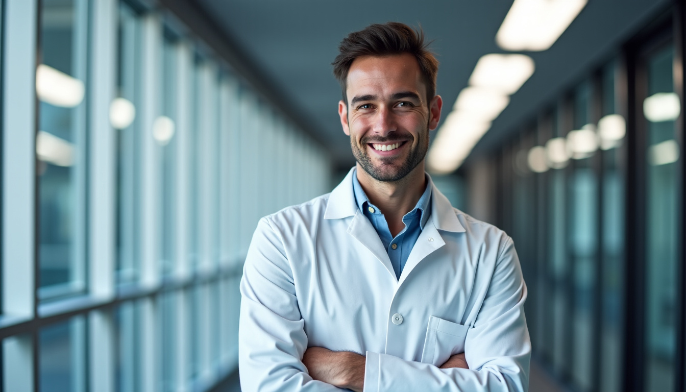 Technicien en train d