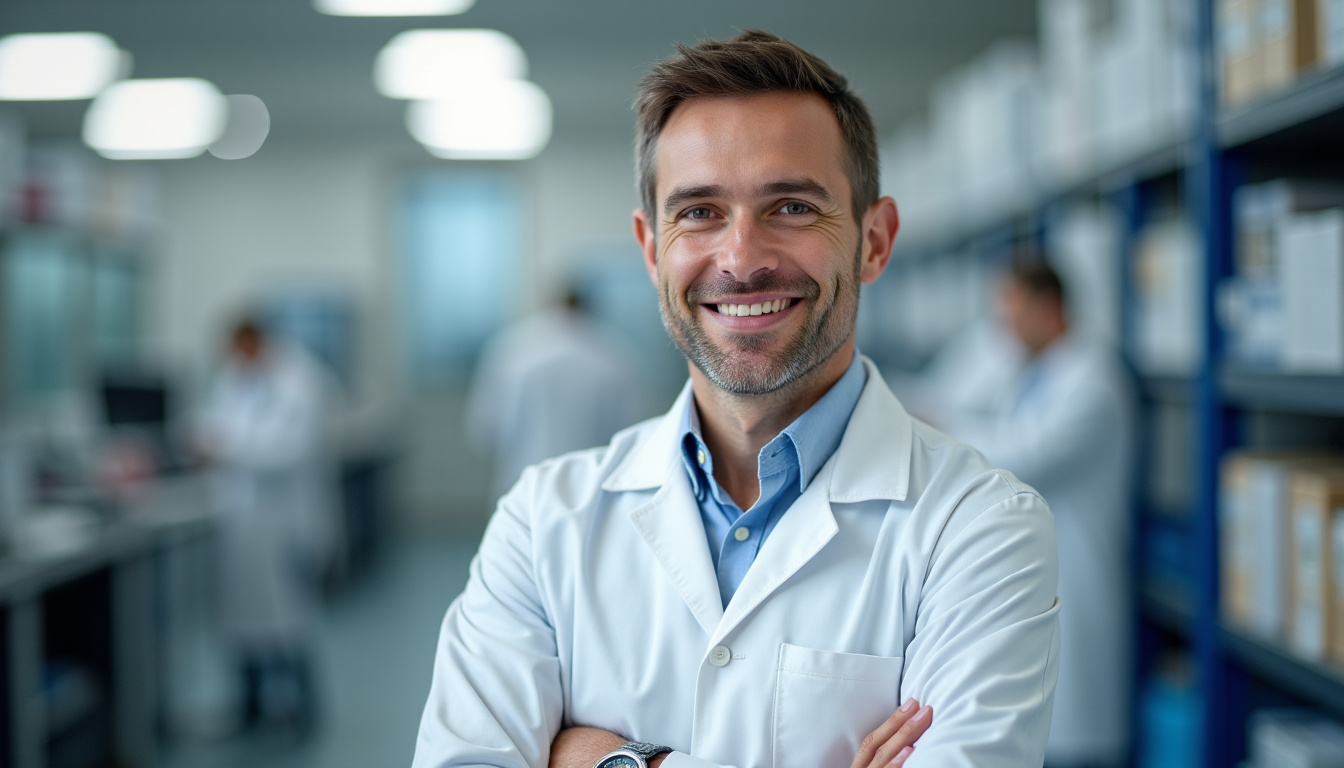 Technicien en train d