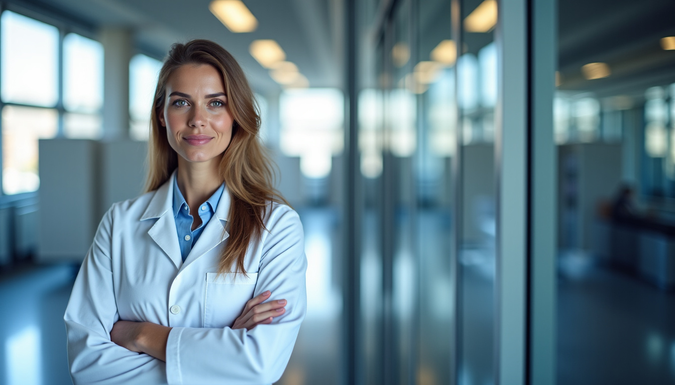 Technicien en train d