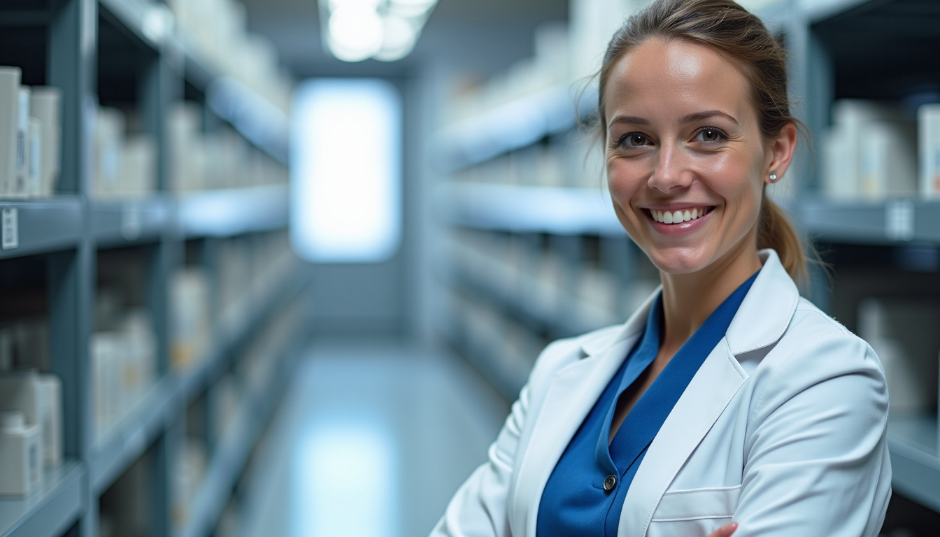 Technicien en train d