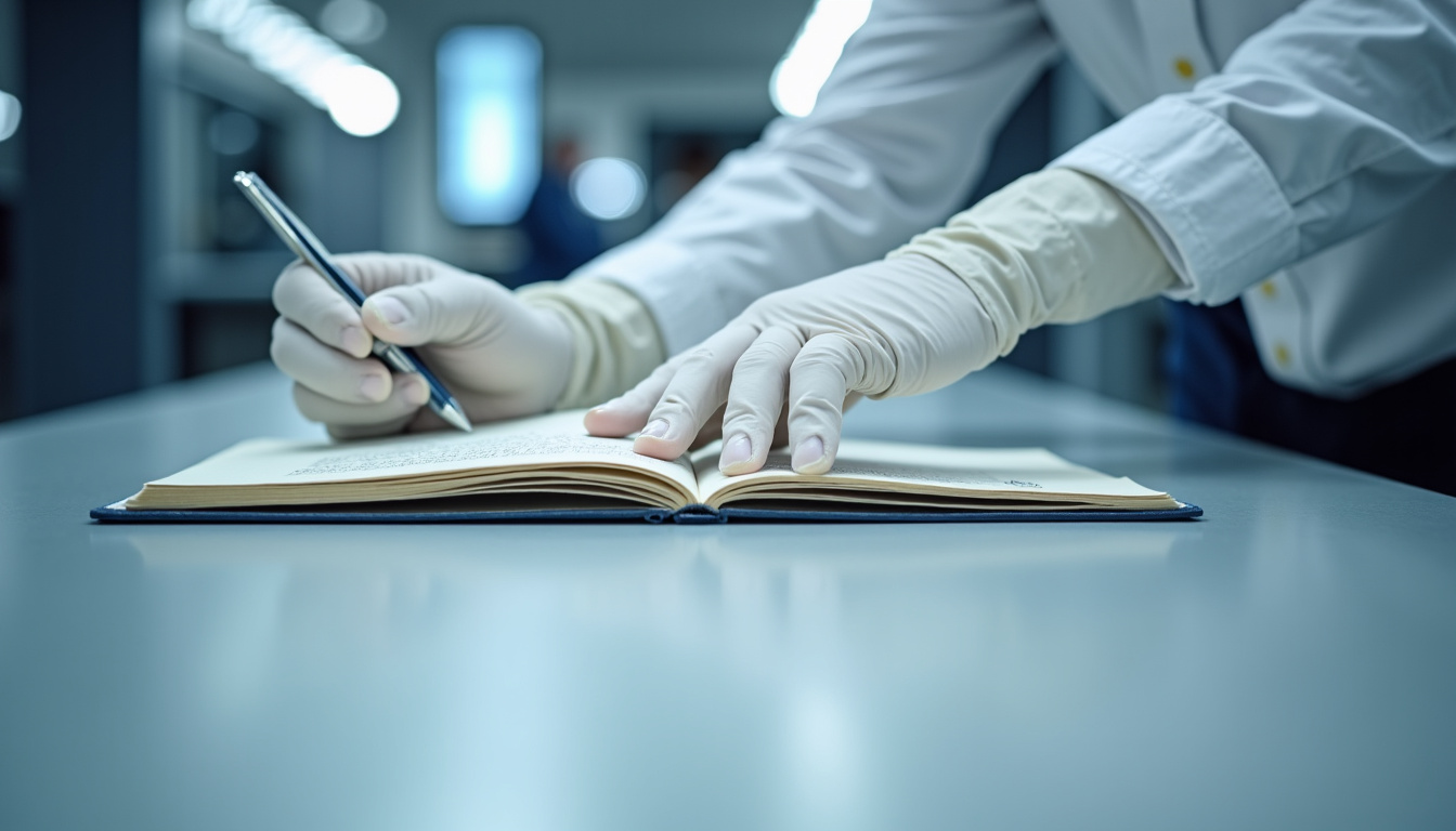 Technicien en train d