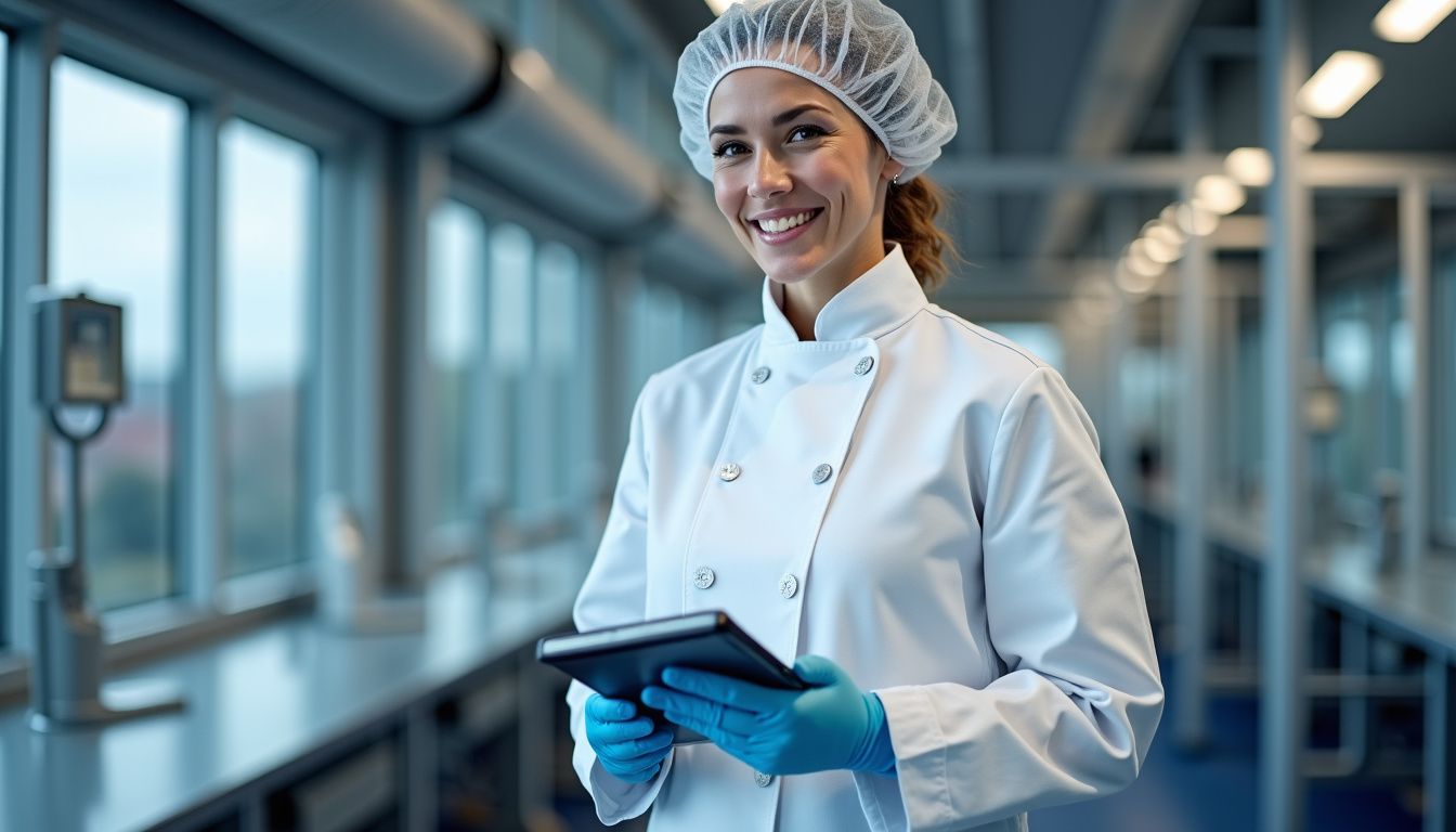 Technicien en train d