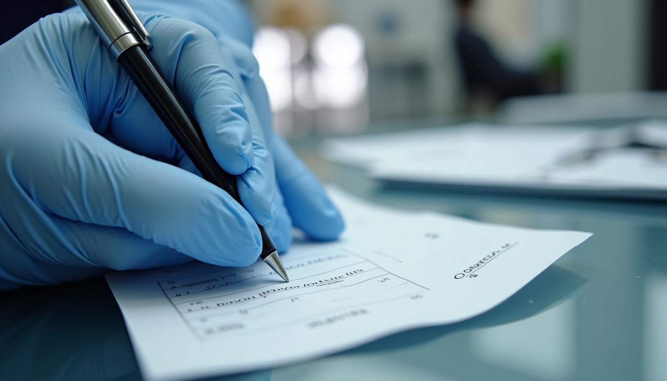 Technicien en train d